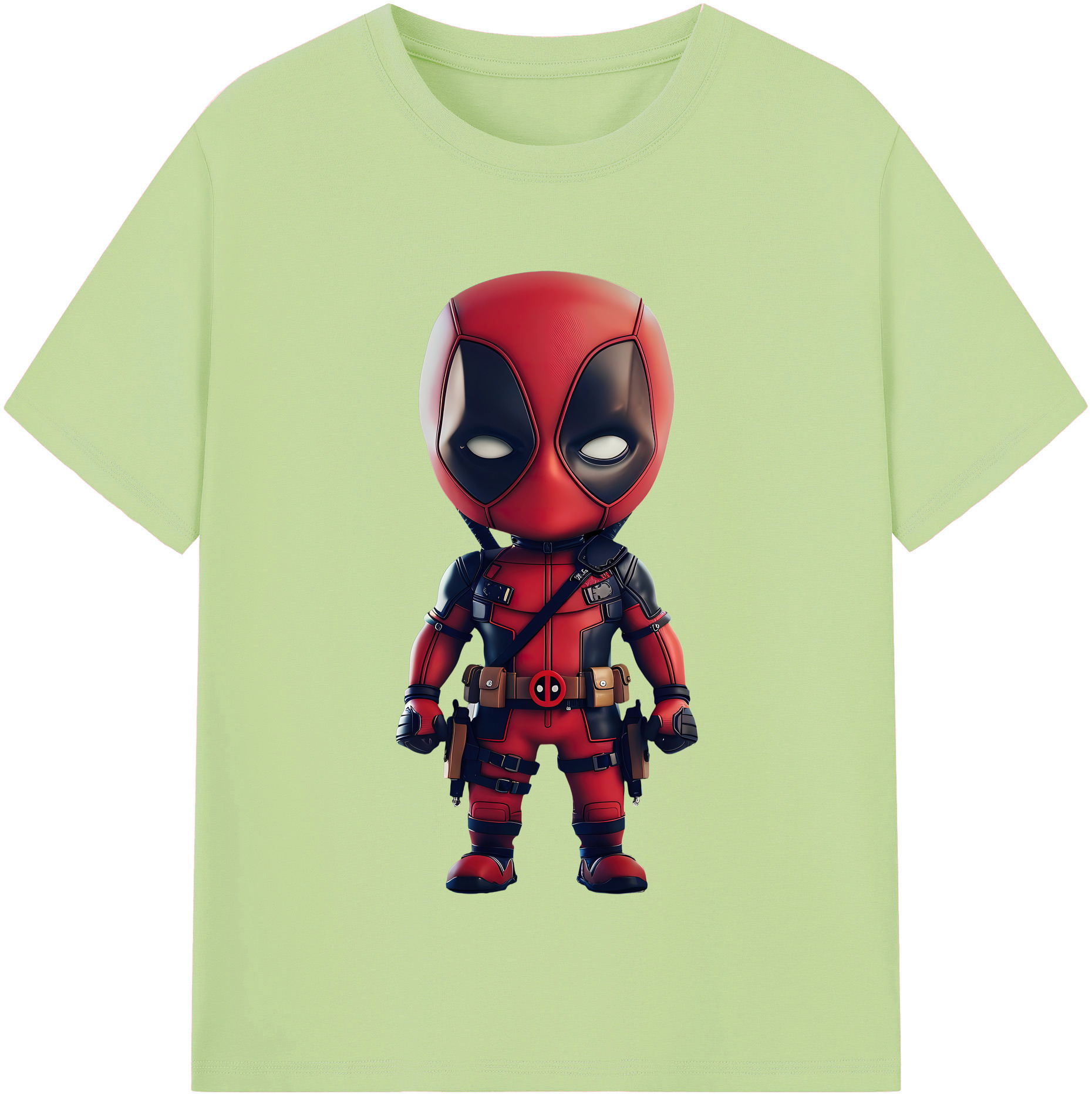 （画像用） Deadpool デッドプール 綿100％半袖Tシャツ（フロントプリント）